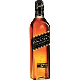Johnnie Walker  12 Years Old Black Label Blended Scotch 40% vol 0,7 l Geschenkbox