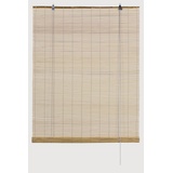 GARDINIA Bambus Rollo Natur, Decken- oder Wandmontage, Lichtdurchlässig, Transparent, Alle Montage-Teile inklusive, 120 x 160 cm (BxH)