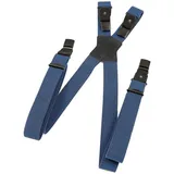 La Chasse® Hosenträger Hosenträger mit extra starken Clips & Gummi Spezialhosenträger Oefele blau