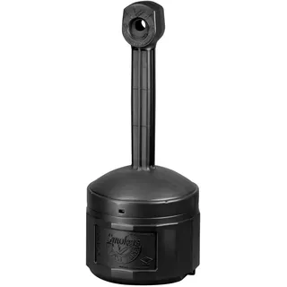 JustRite Aschenbecher Original Smoker's Ceasefire, Standascher aus Kunststoff, 15 Liter, deco black