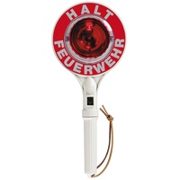 Dönges Anhaltestab lang, einseitig beleuchtet, Halt Feuerwehr, E10