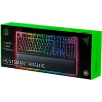 Razer Huntsman V2 (Analog Switch) - Praktisch latenzfreie Optische Gaming-Tastatur (Analog Opti-Mechanische Switches, Doubleshot PBT-Tastenkappen, Abnehmbares USB-C Kabel) QWERTY US-Layout | Schwarz