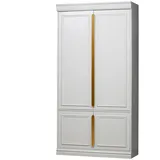 Woood Organize Garderobenschrank 110 x 62 x 215 cm grau