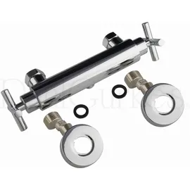 PaulGurkes Aufputz Dusch Mischbatterie Kreuzgriff Armatur