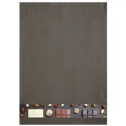 framsohn Geschirrtuch Waffel 'Schokolade' 50 x 70 cm Braun