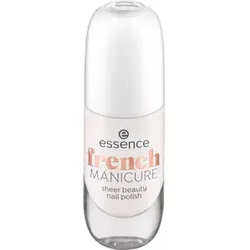 Essence  Nagellack Nagellack Sheer Beauty French Manicure - 02 Rosé on ice  in Weiss, Einheitsgrösse