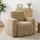 vidaXL Sessel Taupe Cord 72 x 71 x 70 cm Taupe mit Rollen