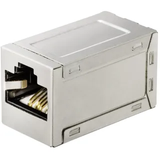 Renkforce RJ45 Netzwerk Adapter CAT 6 [1x RJ45-Buchse - 1x RJ45-Buchse] Metall