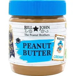 BILL & JOHN CREAMY Erdnussbutter, 350,0 g