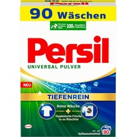 Persil Universal Pulver Tiefenrein Vollwaschmittel weiße & helle Wäsche 1x 90 WL