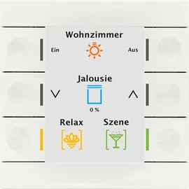 MDT Smart 86 Taster mit Farbdisplay und Temperatursensor