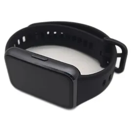 Huawei Band 11 Schwarz 28,2 mm Aluminiumgehäuse Fluorelastomerarmband Schwarz