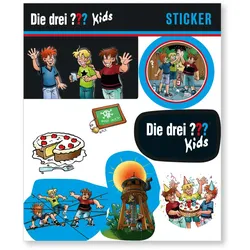 Die drei Fragezeichen Kids Sticker Bogen