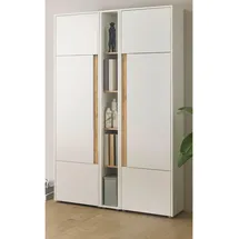 furn.design Center Aktenschrank 120 x 40 x 200 cm weiß