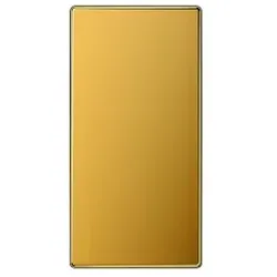 Jung LS50NAGGO Abdeckung in Tastenfarbe, F50, Metall mit echter Goldauflage, Serie LS, vergoldet