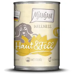 MjAMjAM 6 x 400g Wellness Haut&Fell Huhn Dog