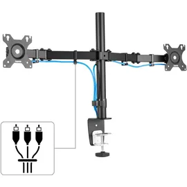 Hama Monitorhalterung 2 Monitore höhenverstellbar schwenk-/neigbar 13 Zoll - 32