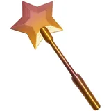 Generisch 3D Printed Wand Tap to Pay, Tap to Pay Wand, Magical Star Wands Contactless Payment Card Holder, Credit Card Wands (Gold)
