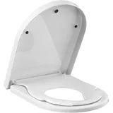 Toilettendeckel mit Kindersitz Absenkautomatik, WC Sitz Klobrille Toilettensitz