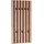 M2 Kollektion Xora Wandgarderobe Schwarz, Eiche Artisan, 45x90x4 cm, Garderobe, Garderobenleisten & Garderobenhaken