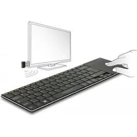 DeLock Wireless Tastatur mit Touchpad DE (12454)