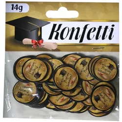Udo Schmidt - Konfetti "Prüfung bestanden" rund