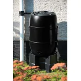 Ubbink Unterstand für Regenwassertank (Tonne) - PE, schwarz - H31,5 x Ø53 cm