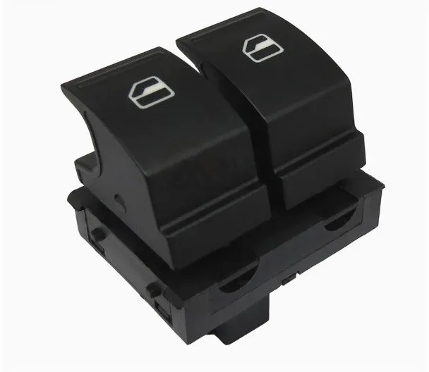 Doppelknopf-Schalter für elektrische Fensterheber für Volkswagen VW Caddy, Golf 5, Passat 2K0959857 / 1K3959857A