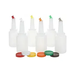 Bottle-Pour-Master Aufbewahrung und Ausgießer, 2 Liter 0687 , Farbe: weiß