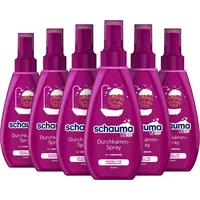 Schauma Schwarzkopf Kids Durchkämm-Spray Himbeere (6x 150 ml), Entwirrspray speziell für Kinderhaar, für sofortige Kämmbarkeit und entwirrte Knoten ganz ohne Ziepen