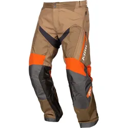 Klim Dakar OTB, Textilhose - Hellbraun/Grau/Orange - 34