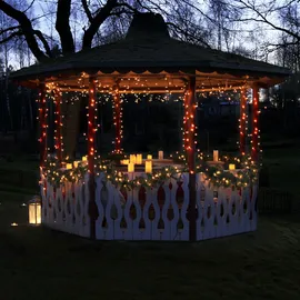 StarTrading LED Kerze Paul 11,5 cm beige