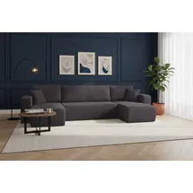 venasi Ecksofa U-Form Grau