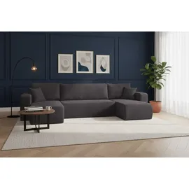 venasi Ecksofa U-Form Grau