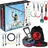 Donic Schildkröt Schildkröt 980024 - Fun Sports, Slackers Ninja Line Starter Set, 11 Meter Hangelparcour, tolles 11-teiliges Komplettset, auch als Slackline nutzbar, mit 7 Hindernissen