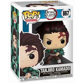 Funko Demon Slayer - Tanjiro Kamado 867 - Funko Pop! - Sammelfigur - Beige/Türkis/Rot