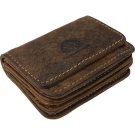 GREENBURRY Vintage Geldbörse Leder braun