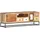 vidaXL TV-Schrank Lowboard 120x30x40 cm Braun Massivholz