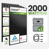 Tepto 2000W Balkonkraftwerk MaxPower mit 4 kWh Speicher