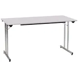 Sodematub Klapptisch 140 x 70 x 74 cm Lichtgrau