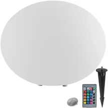 Tectake Kugelleuchte Luminous Eye, LED, mit Fernbedienung - Leuchten, Außenbeleuchtung, Außenleuchten