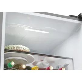 Haier HTW5620CNMP 3D 60 Serie 5 Kühl-Gefrierkombination (414 l, 2050 mm hoch, Dark Inox)