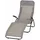 Siena Garden Anco Kippliege 144 x 72,5 x 103,5 cm taupe klappbar