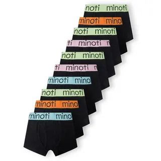 MINOTI Boxershorts 10 Slipboxer (2y-14y) schwarz 110-116cm