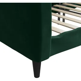 vidaXL Tagesbett Dunkelgrün 100x200 cm Samt