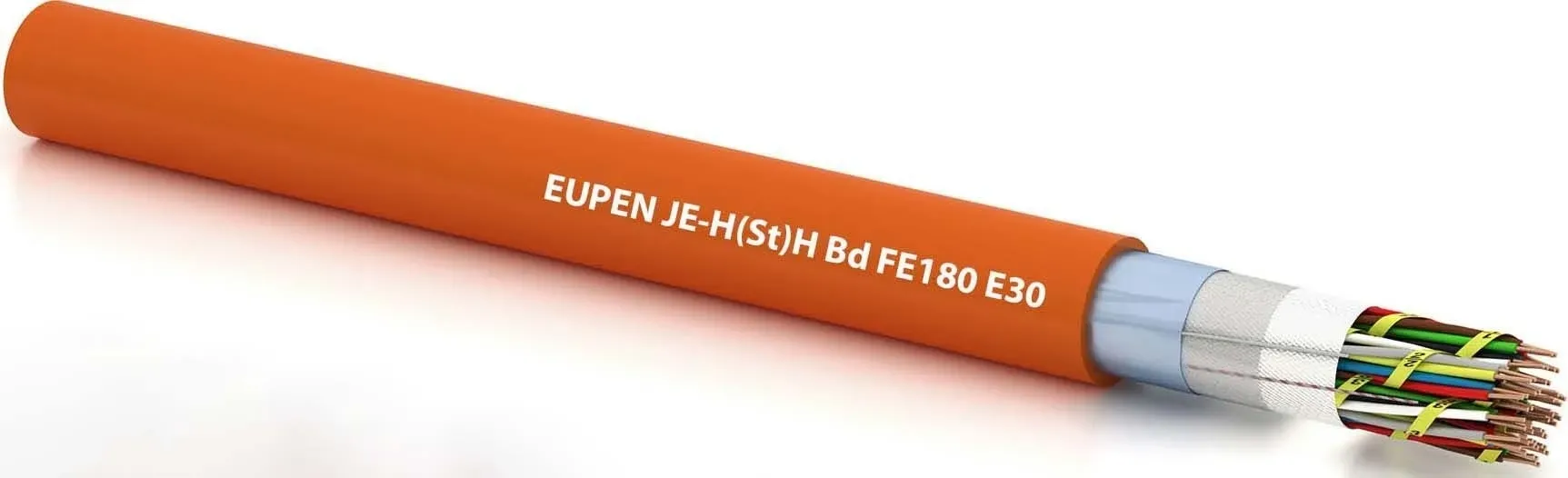 Eupen JE-H(St)H E30 4x2x0.8 Installationskabel halogenfrei, 500m-Trommel, orange