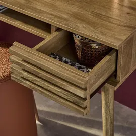 sweeek - Schreibtisch mit 2 Schubladen - Natur