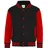 Just Hoods by AWDiS College-Jacke Jet Black/Fire Red 104