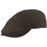 Breiter Schiebermütze Sommer Flatcap mit UV-Schutz 50 schwarz S