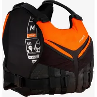Auftriebsweste für Kajak und Stand Up Paddle Race - 50 N, orange|schwarz, 40-60kg